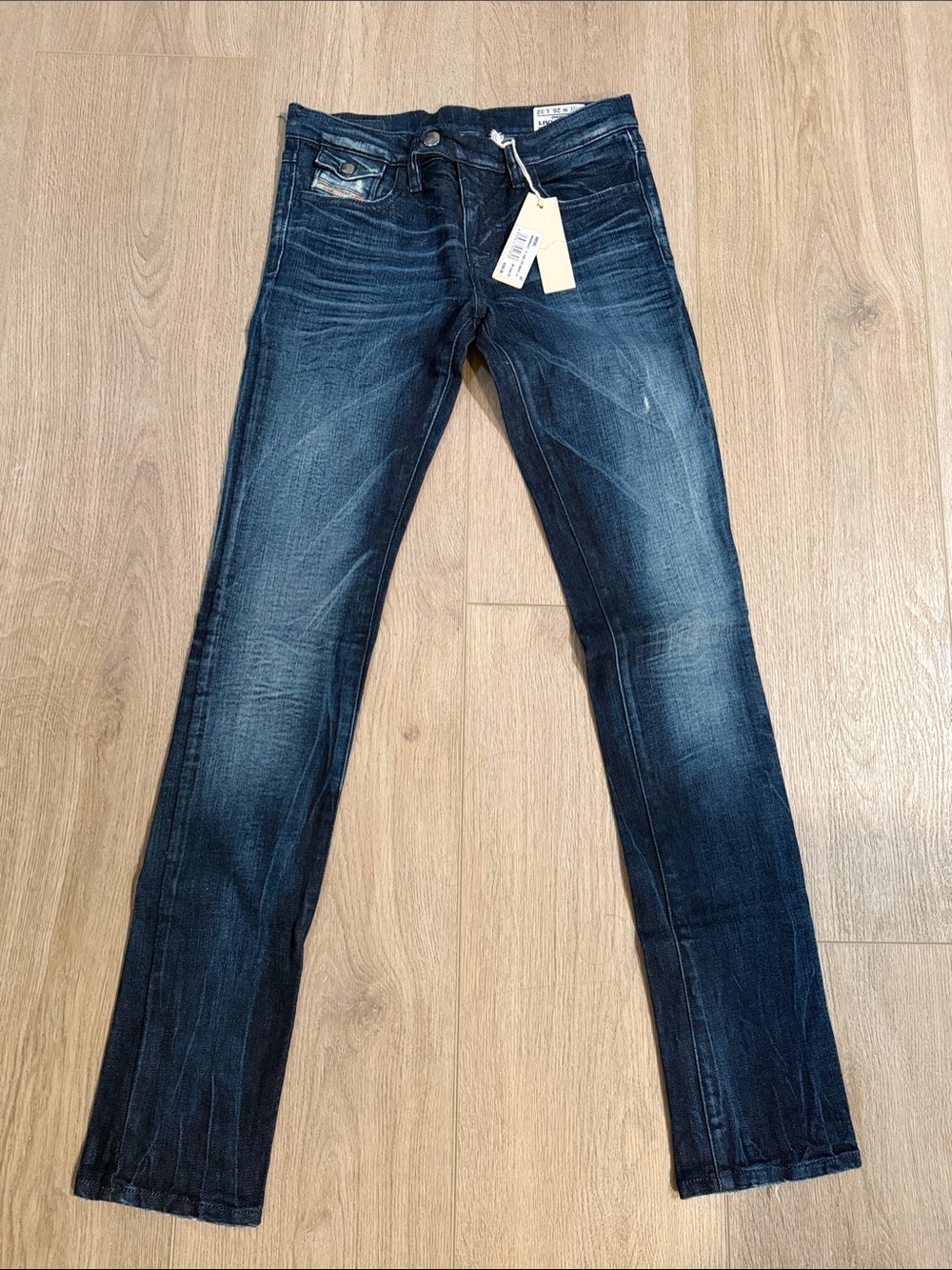 Diesel Skinny Jeans in Dark Indigo Blue
